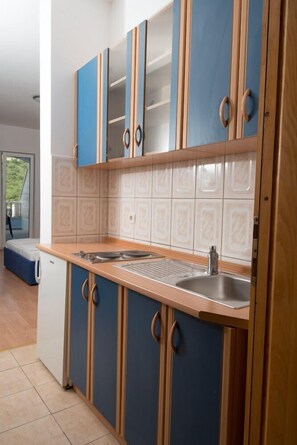 Apartment, 1 Bedroom, Terrace | Private kitchen