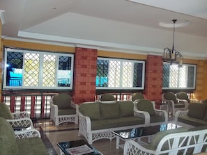 Sitteområde i lobbyen