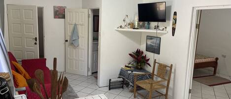 Smart-tv en tafelvoetbal