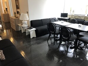 Sitteområde i lobbyen