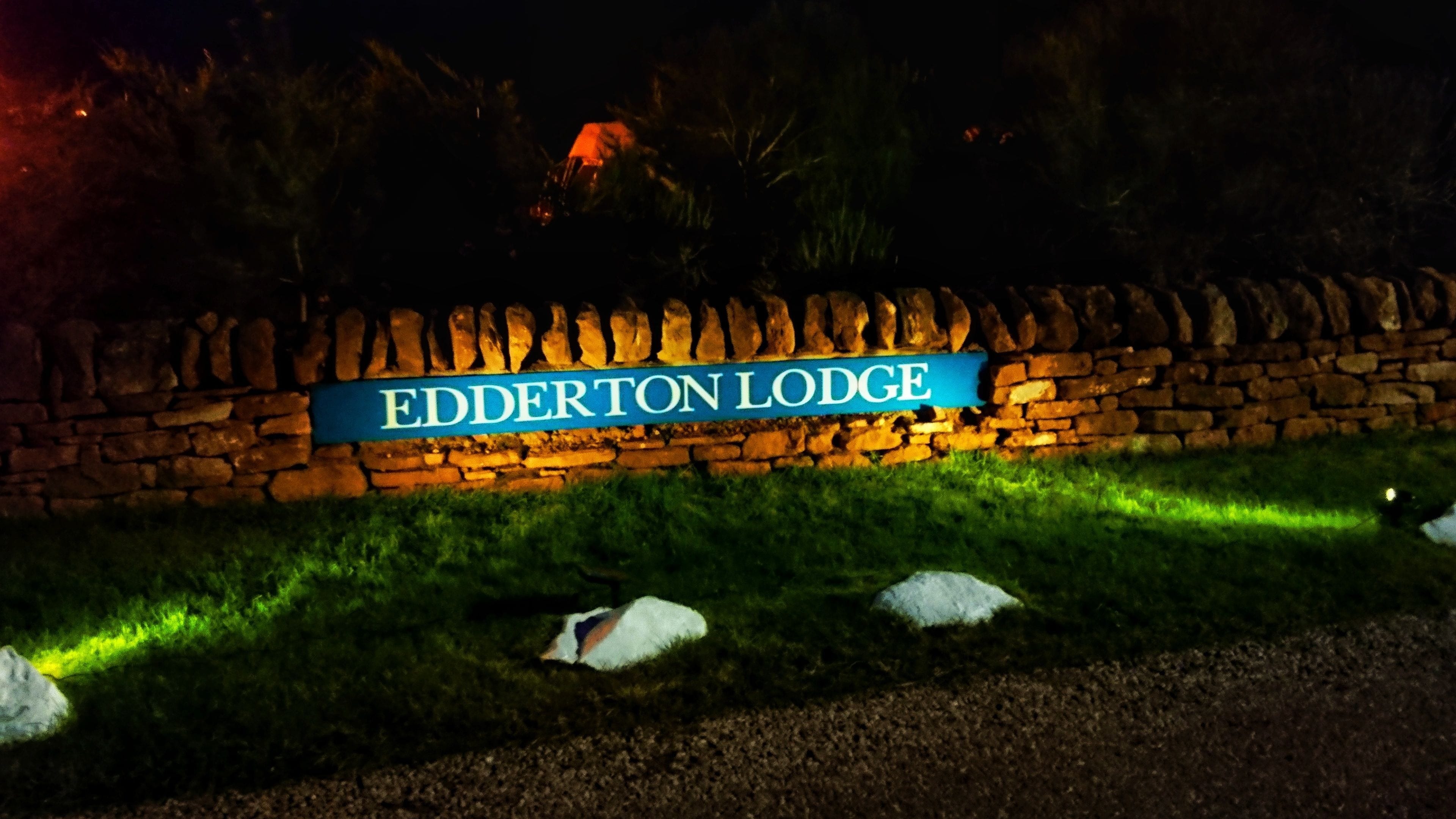 Front of property – evening/night