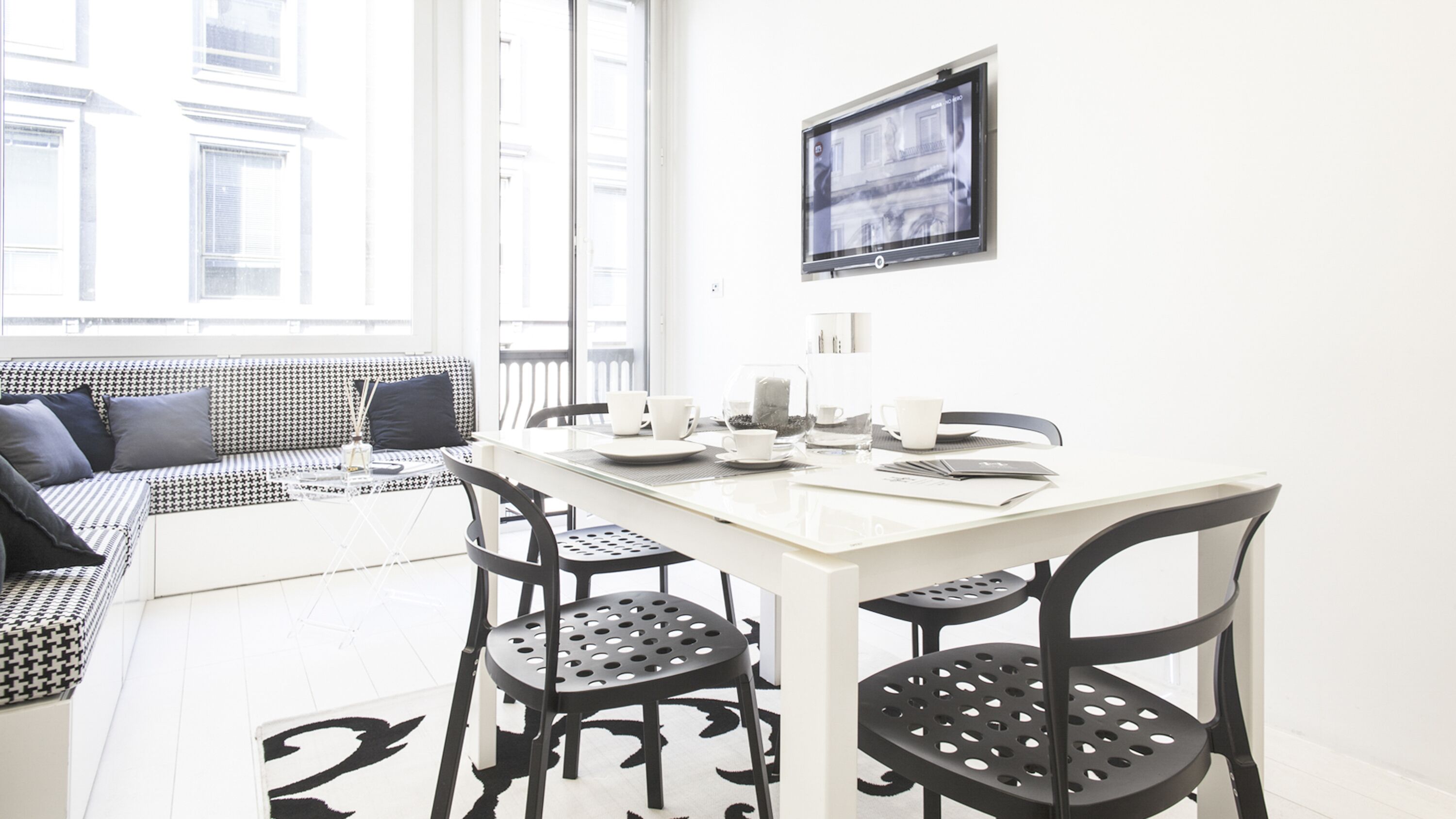 Appartement, 1 slaapkamer | Woonruimte | Flatscreentelevisie