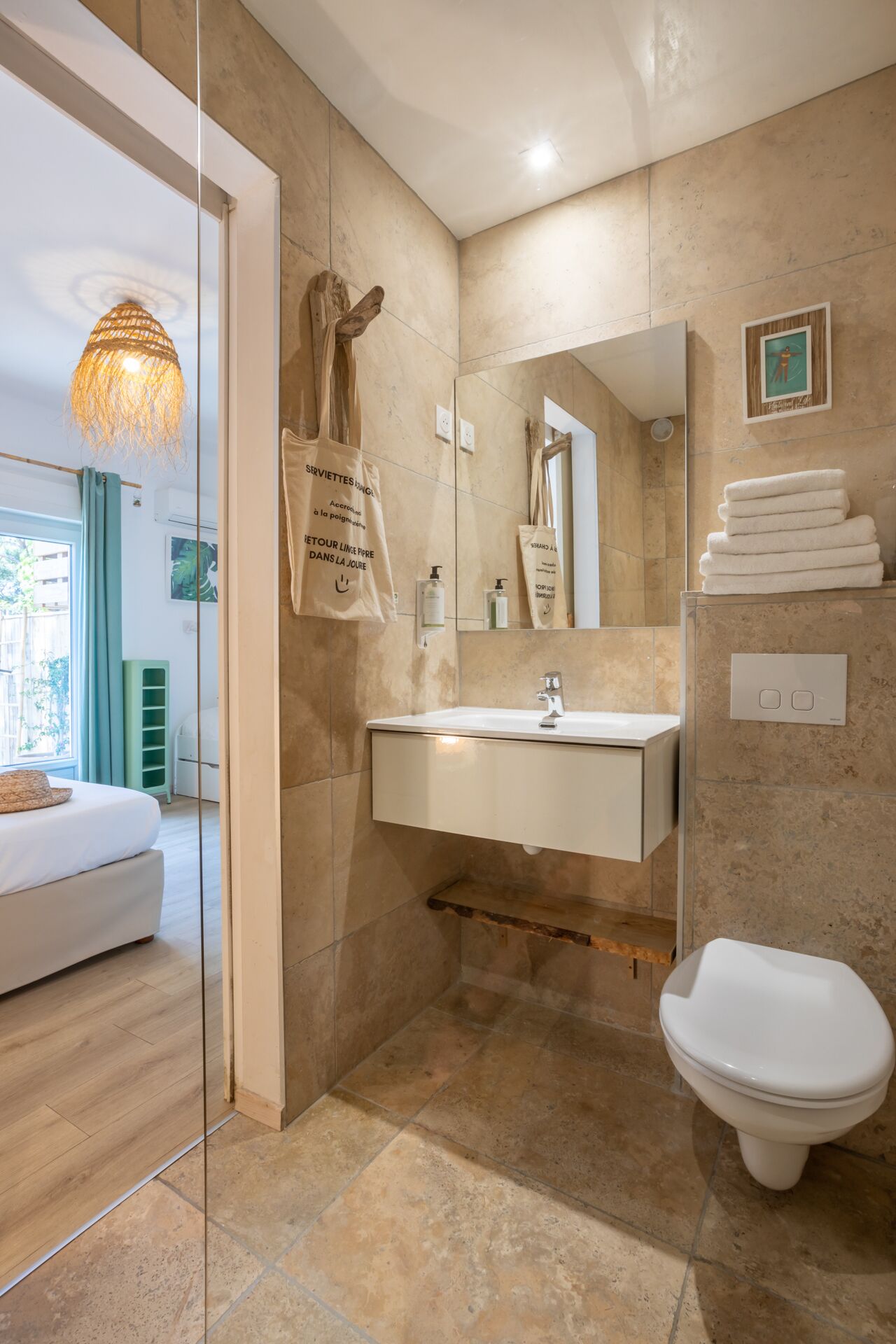 family double room, kitchenette (garden) | bathroom | shower, free toiletries, hair dryer, towels