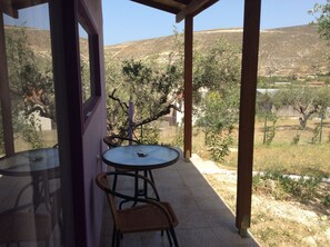 Basic Room, Partial Sea View | View from room - Alex's Studio (Heraklion)