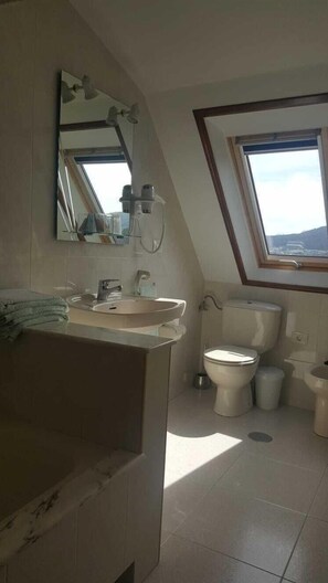 Kostenlose Toilettenartikel, Haartrockner, Bidet, Handtücher