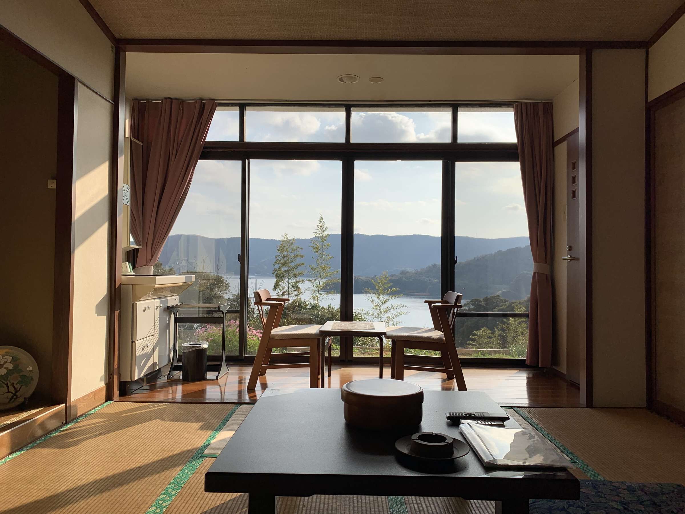 Uitzicht vanuit accommodatie