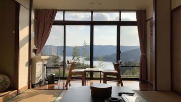 Uitzicht vanuit accommodatie