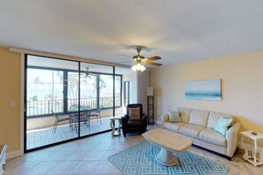 Condo, Multiple Beds (15010 Punta Rassa #102) | Living area | Flat-screen TV - 15010 Punta Rassa #102 (Fort Myers)