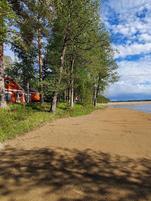 Private beach