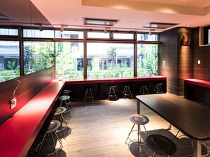 Sala de estar en el lobby