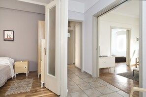 Διαμέρισμα, 2 Υπνοδωμάτια | Ηχομόνωση, σίδερο/σιδερώστρα, κούνιες/κρεβατάκια μωρού, δωρεάν Wi-Fi 