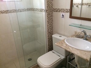 Towels, soap, toilet paper