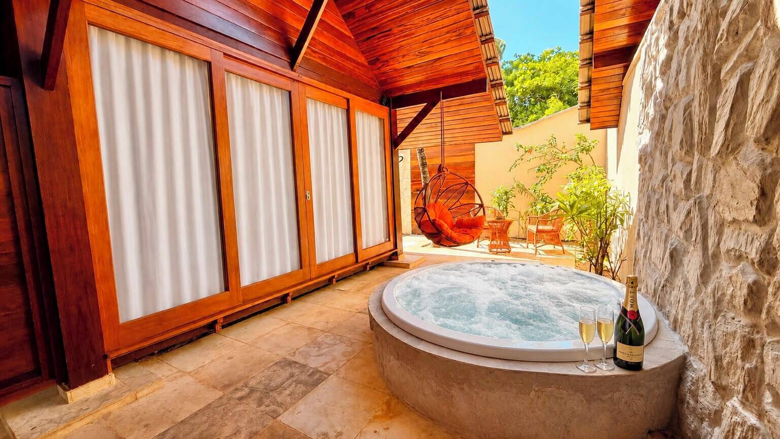 Deluxe Cabin | WiFi (free), individually decorated, individually furnished, bed sheets