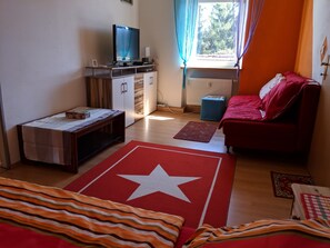 Apartment, Garden View | Living area | Flat-screen TV - Abdalla Apartments (Knittelfeld)