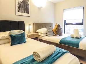 2 bedrooms, individually decorated, individually furnished