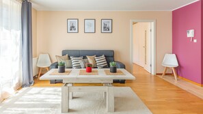 Apartment (12 - Czopowa 14) | Living area | Flat-screen TV - Apartamenty Sun & Snow Old Town Gdańsk (Gdansk)