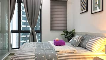 1 bedroom, iron/ironing board, free WiFi, bed sheets