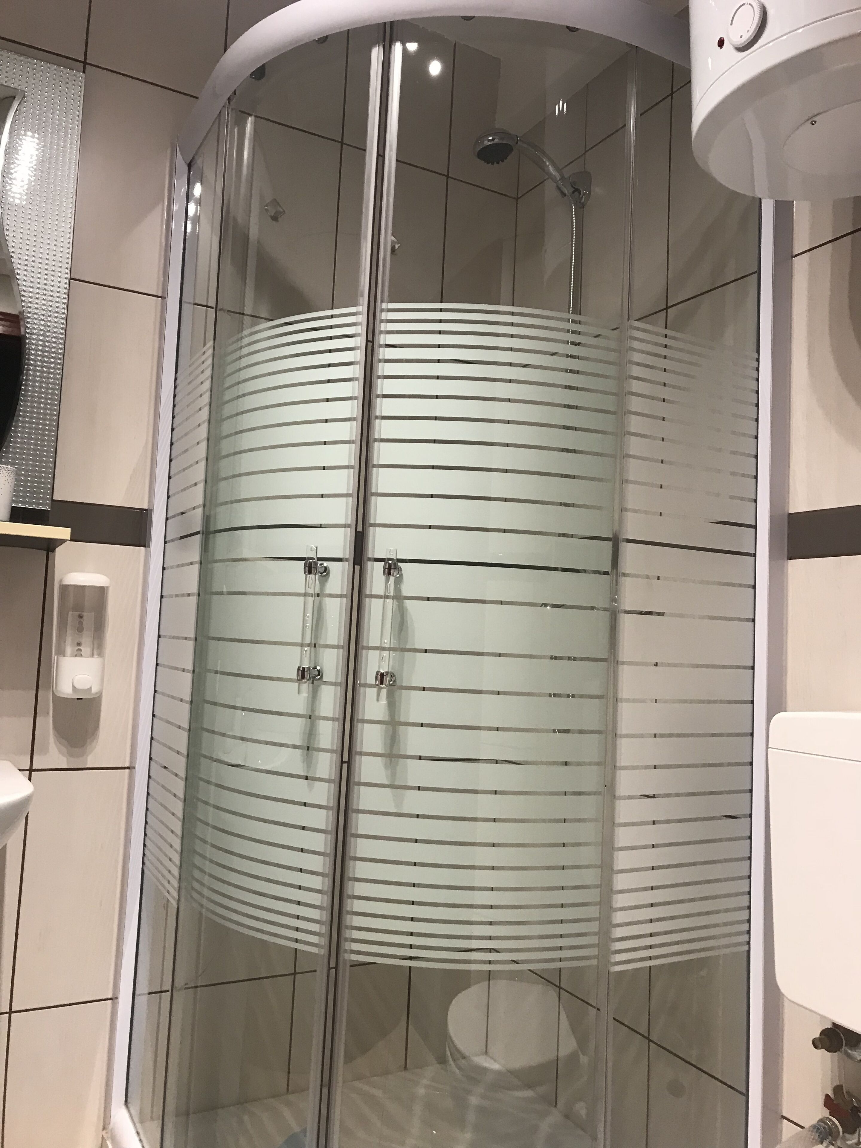 Apartment, Balcony | Bathroom | Shower, hair dryer, towels, soap