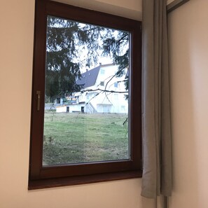 Uitzicht vanuit de kamer