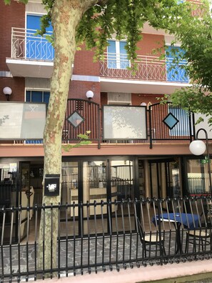 Entrada de l'allotjament