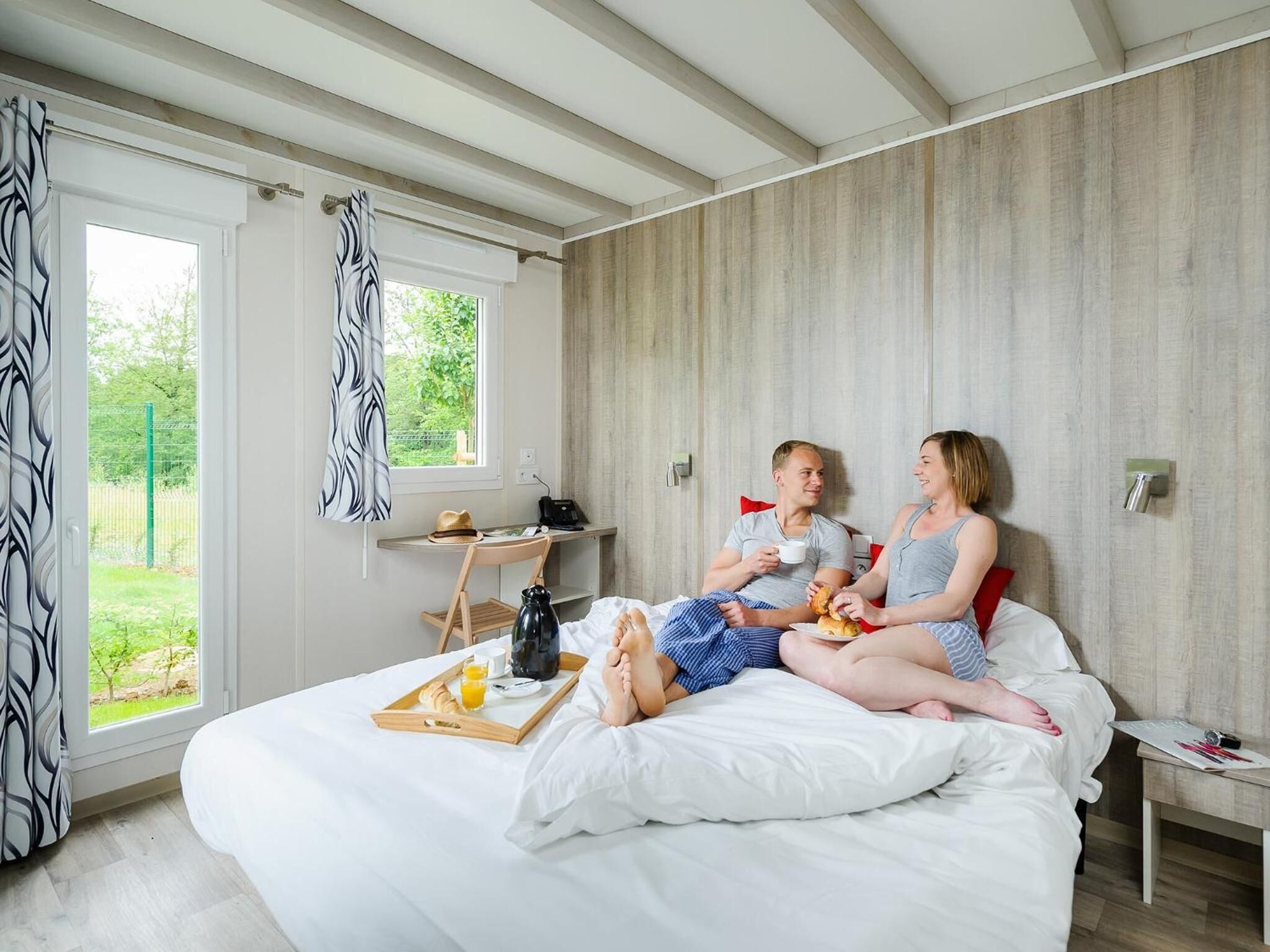 Blackout drapes, free cribs/infant beds, free WiFi, bed sheets