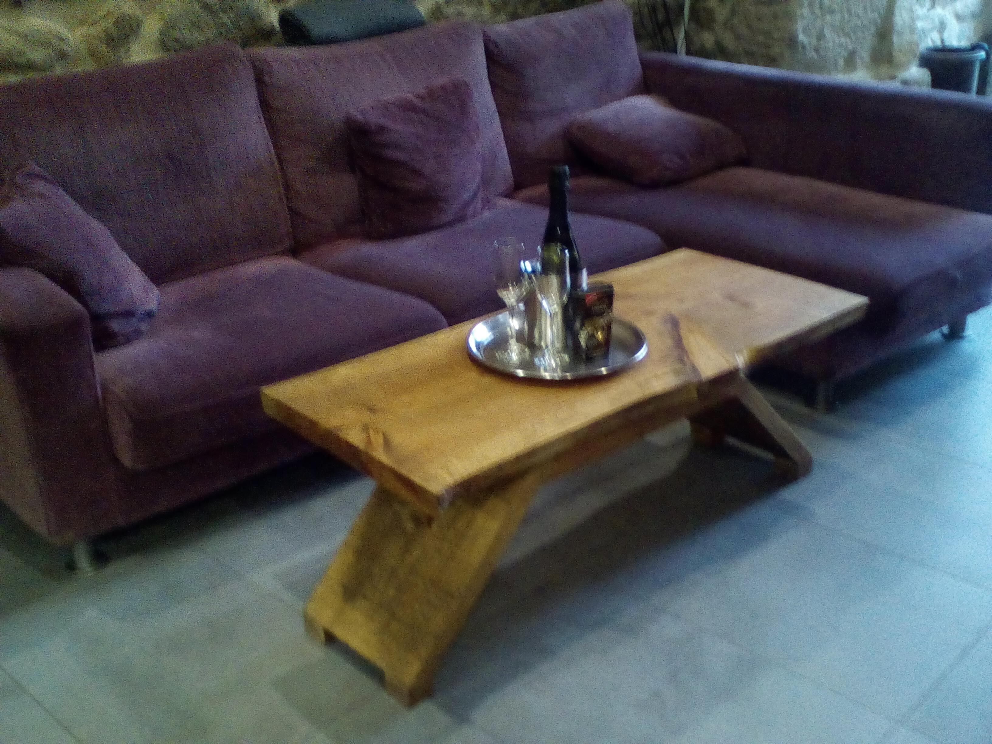 Een lcd-televisie en vloerverwarming