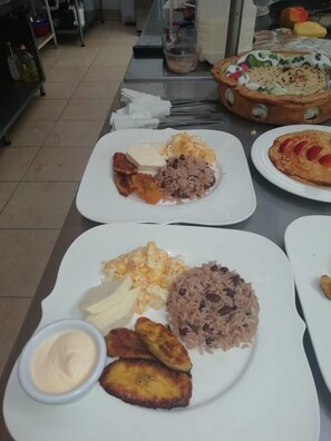 Free daily local cuisine breakfast