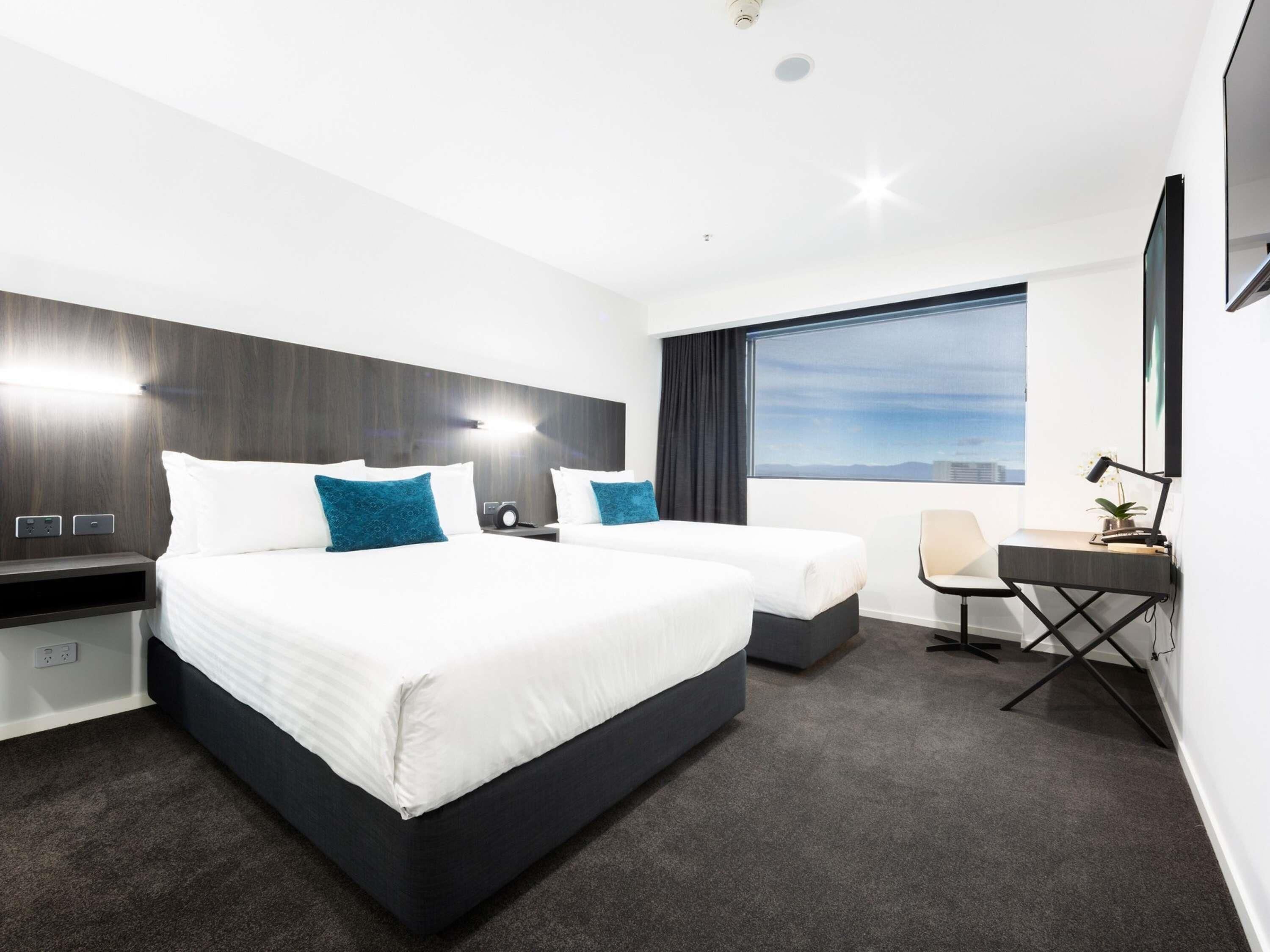 Superior Room, Multiple Beds | Pillowtop beds, minibar, in-room safe, desk