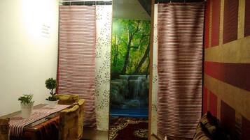 Panoramic Apartment, 2 Bedrooms, City View | Living area | TV