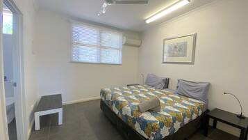 1 bedroom, desk, WiFi, bed sheets