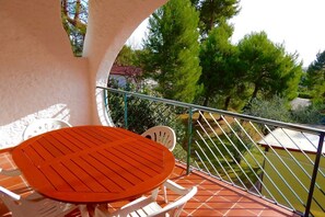 Outdoor dining - N083 - Numana, three-room apartment with panoramic terrace (Numana)