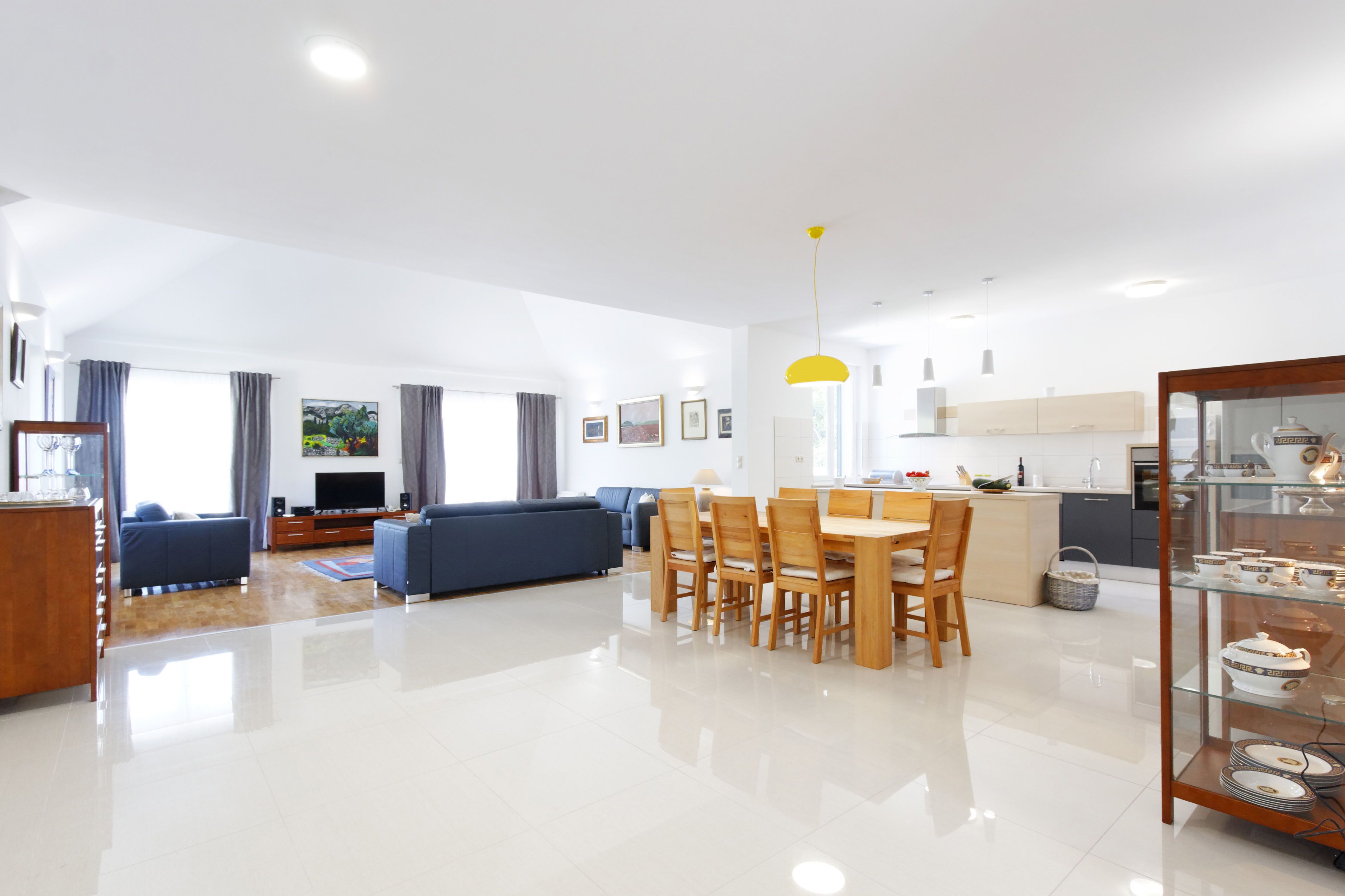 Villa, 3 habitaciones, piscina privada | Zona de estar | Una televisión de pantalla plana, un reproductor de DVD