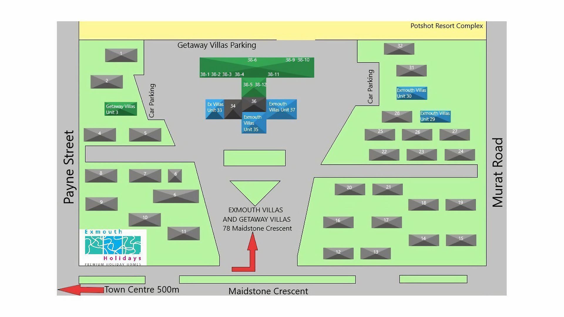 Mapa de l'allotjament