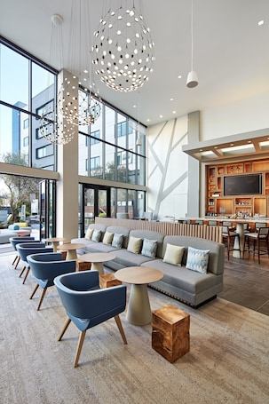 Lobby lounge. Element by Marriott Santa Clara