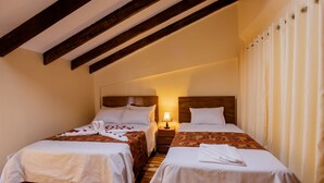 Quarto casal básico, 2 camas de solteiro