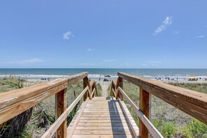 On the beach