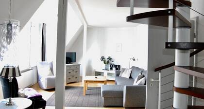 Likedeeler at the city harbor, duplex apartment in the old town