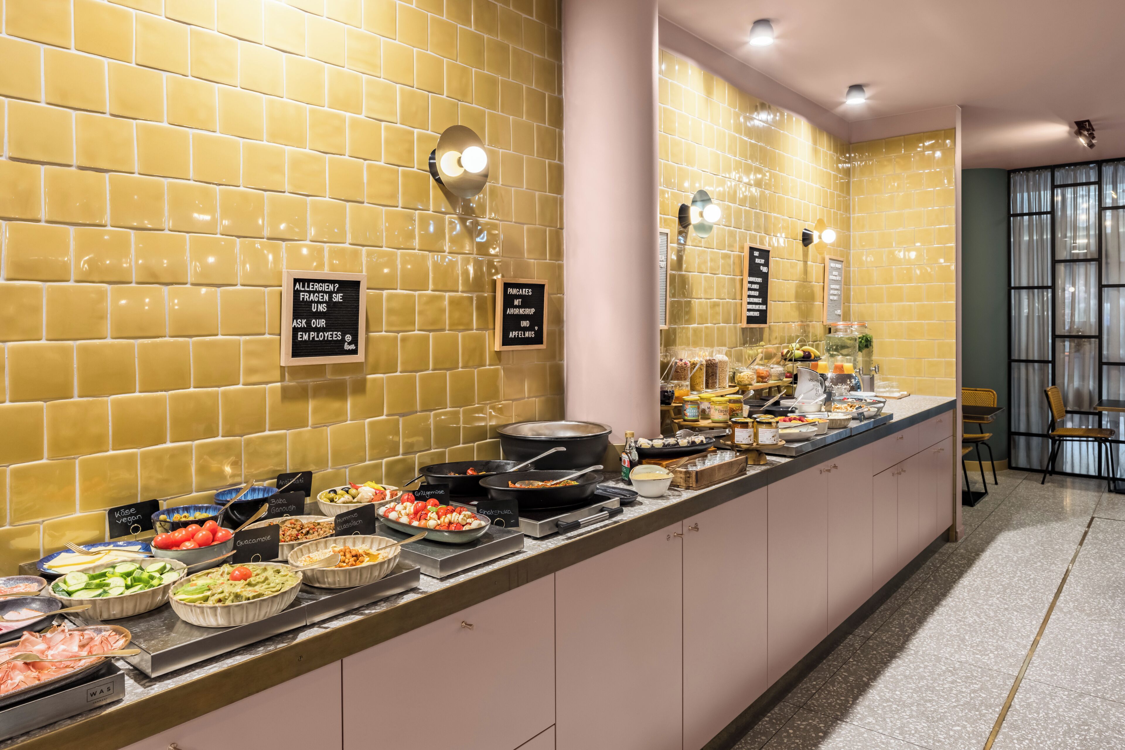 daily buffet breakfast (eur 19.5 per person)