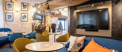 Sitteområde i lobbyen