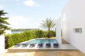 Pool - Vacation home with sea view and close to the beach, pool (Cala D' Or)