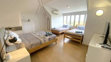 3 chambres, bureau, Wi-Fi, draps fournis