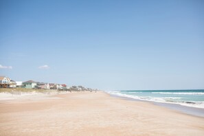 On the beach
