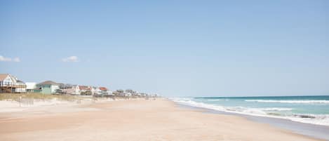 On the beach