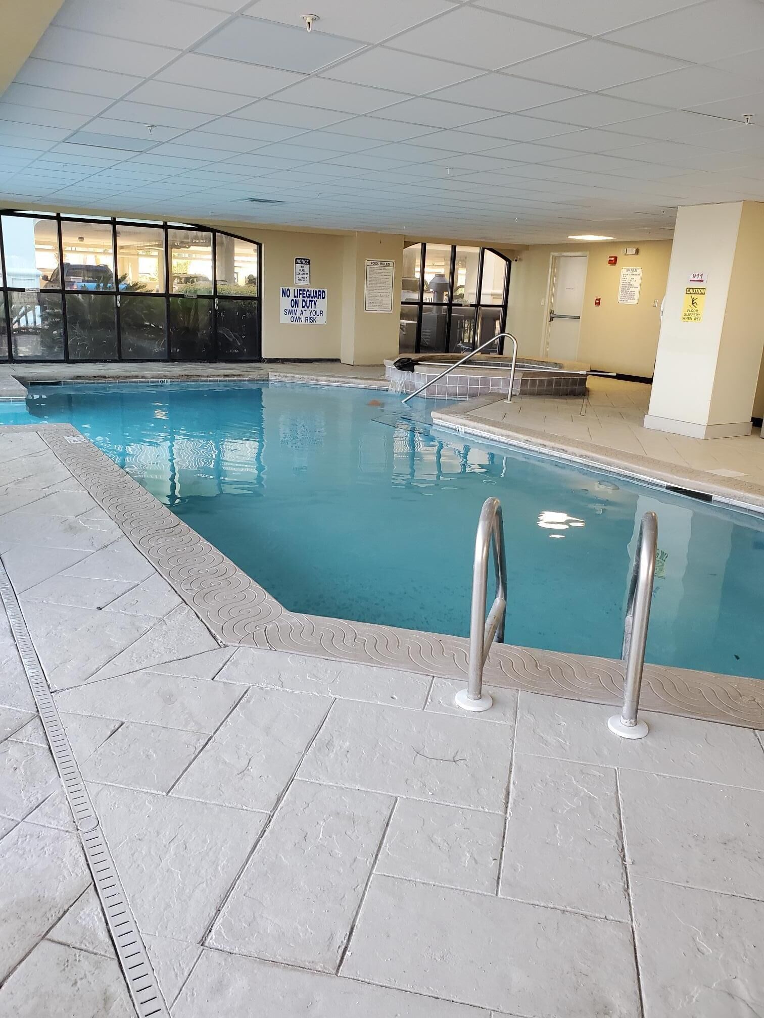 Indoor pool, outdoor pool