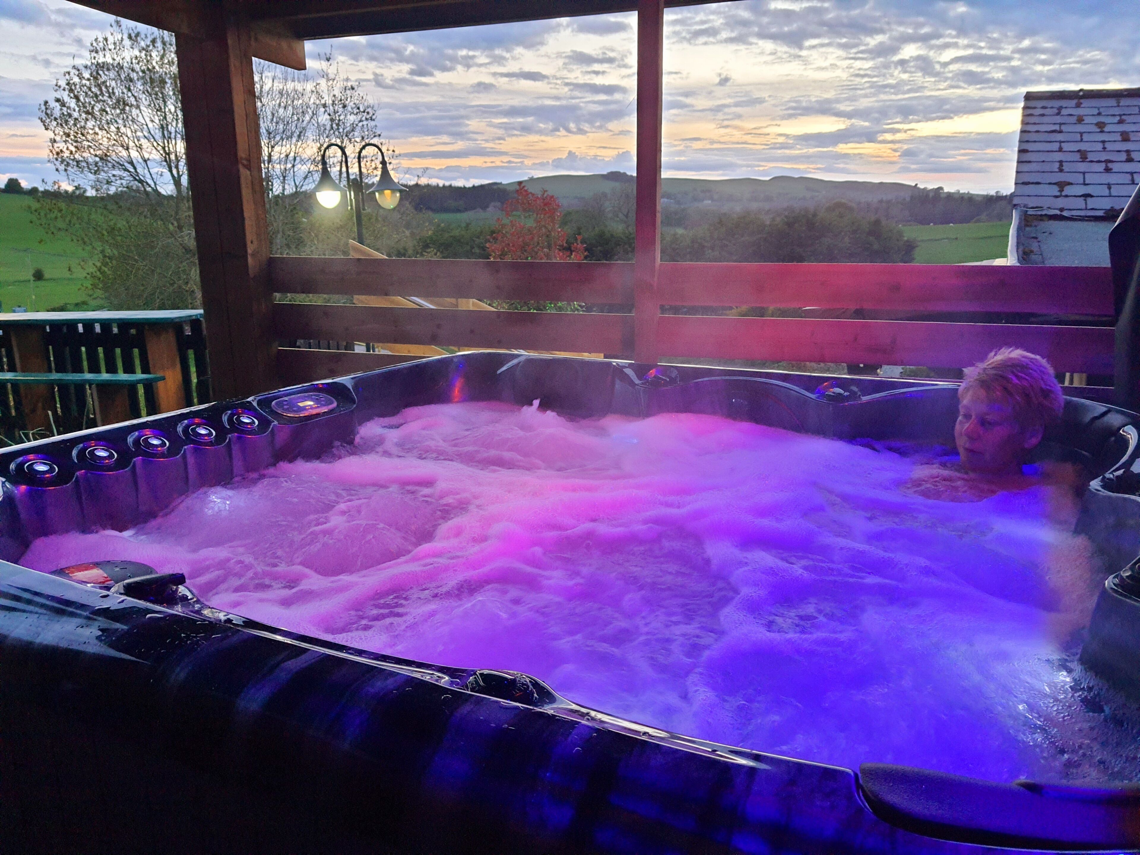 Bain à remous extérieur