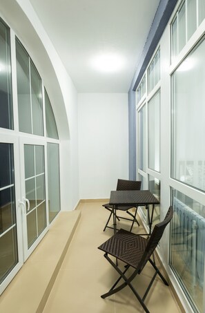 Superior Triple Room, 1 Double Bed with Sofa bed, City View | Hypo-allergenic bedding, desk, laptop workspace, blackout drapes - Guest house Agrodom (Nizhny Novgorod)