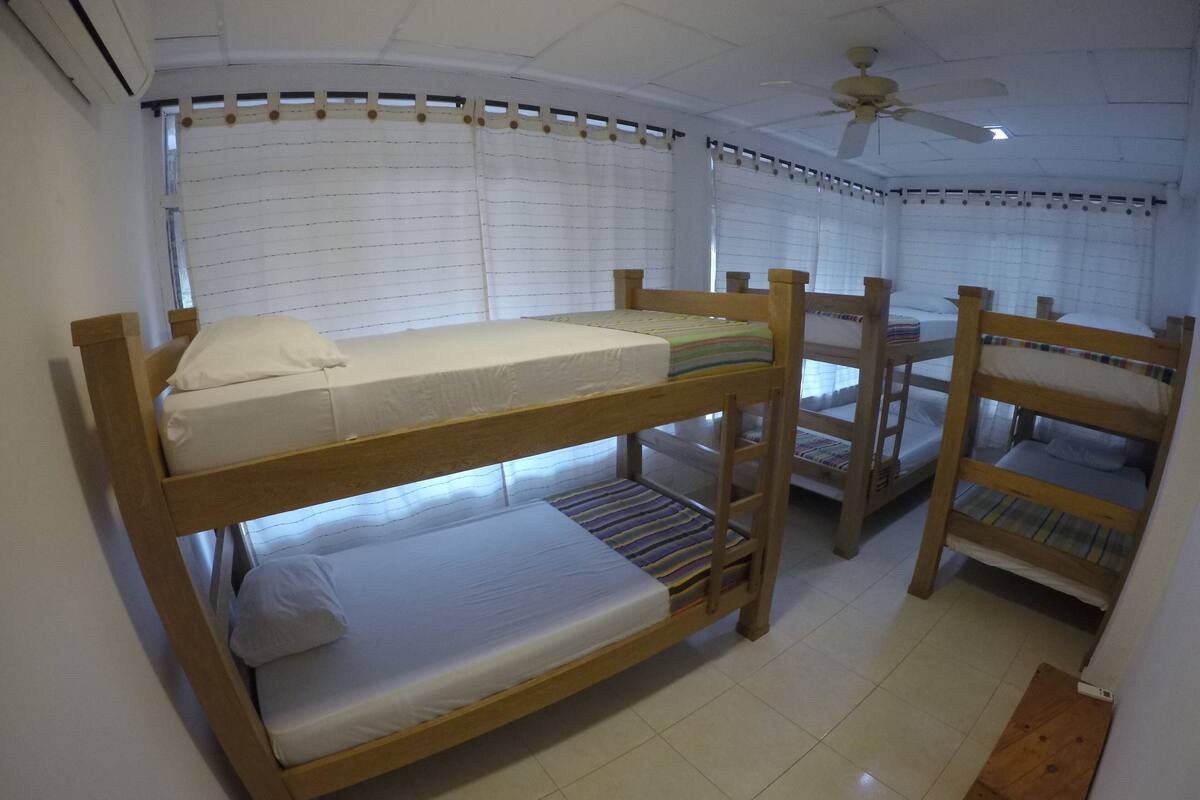 Shared Dormitory, Mixed Dorm, 6 Beds | Pimennysverhot, ilmainen Wi-Fi, vuodevaatteet