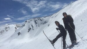 A snowy mountain slope with skiers. - Upscale slope side resort in Breckenridge, CO (Breckenridge)