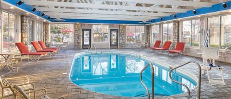 Indoor pool, a heated pool