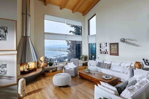 TV, fireplace, video games, books